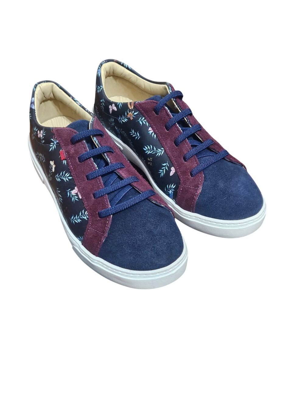 Marc Joseph Floral Sneakers Sz 5